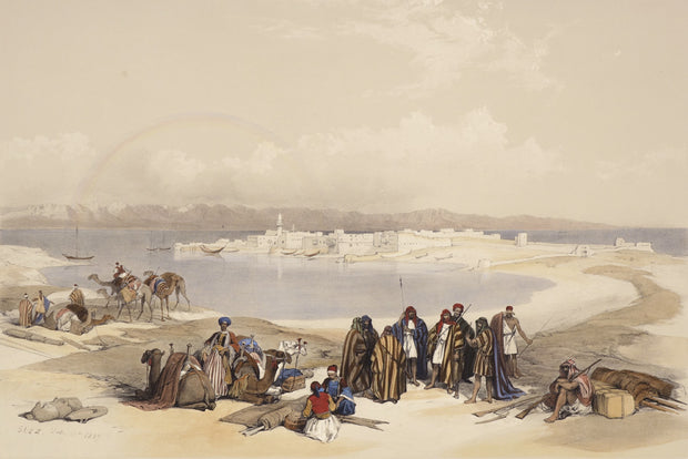 Suez, General View by David Roberts - Davidson Galleries