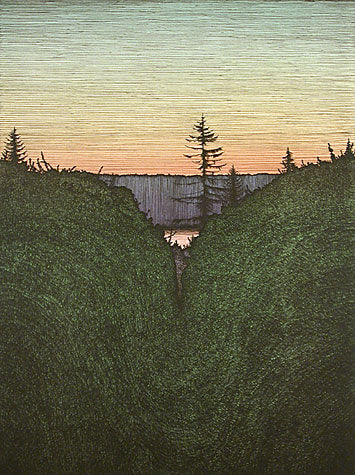 Autumn Sunset 1980 by Art Hansen - Davidson Galleries