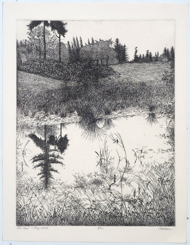 The Pond - May 1978 by Art Hansen - Davidson Galleries