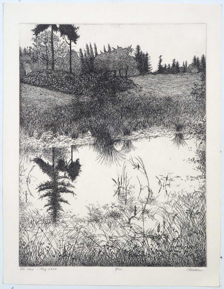 The Pond - May 1978 by Art Hansen - Davidson Galleries