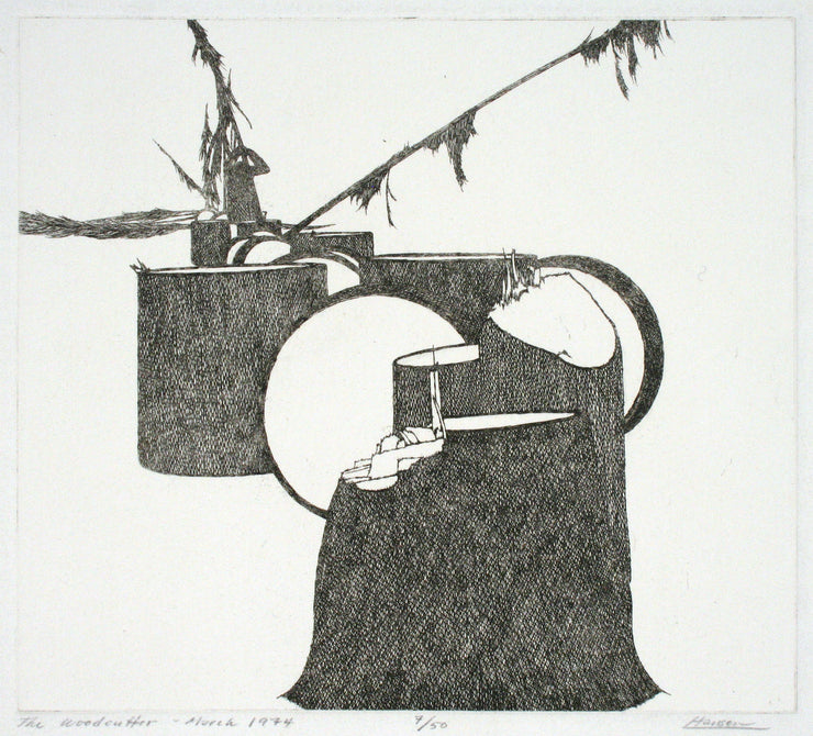 The Woodcutter - March 1974 by Art Hansen - Davidson Galleries