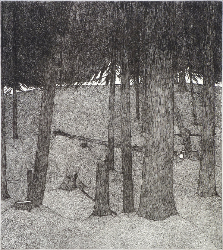 Forest 1974 by Art Hansen - Davidson Galleries