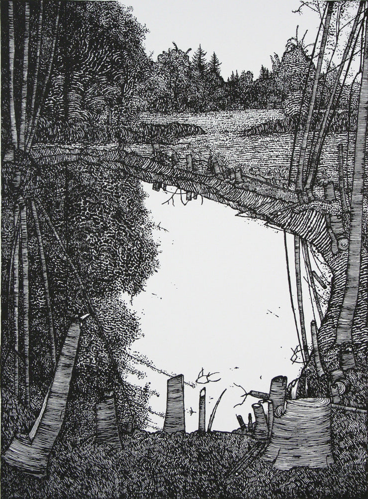 The Pond - October 1979 by Art Hansen - Davidson Galleries