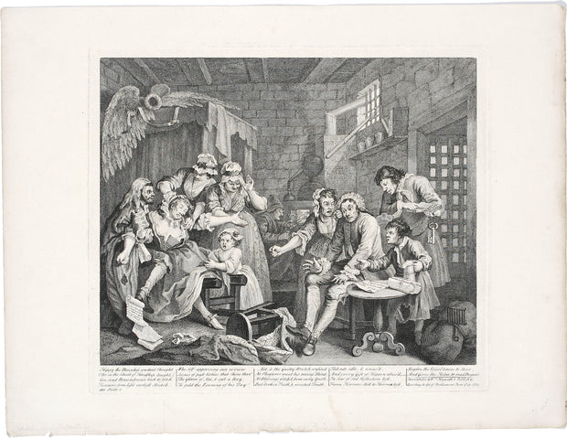 Plate 7. Debtor's Prison by William Hogarth - Davidson Galleries