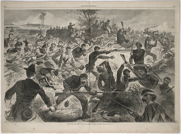 The War for the Union, 1862—A Bayonet Charge by Winslow Homer - Davidson Galleries