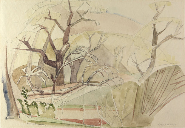 Spring Willows by Harold E. Keeler - Davidson Galleries