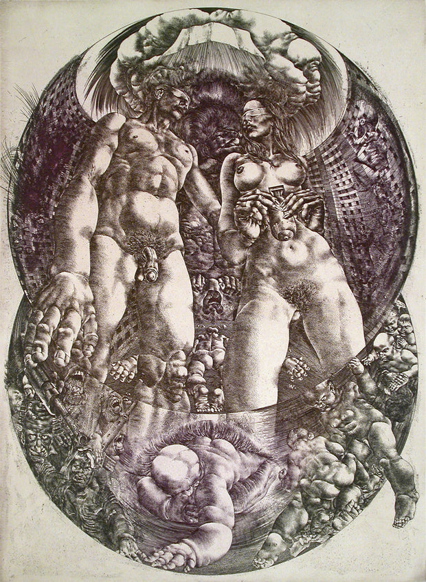 Adam and Eve by Oldrich Kulhanek - Davidson Galleries
