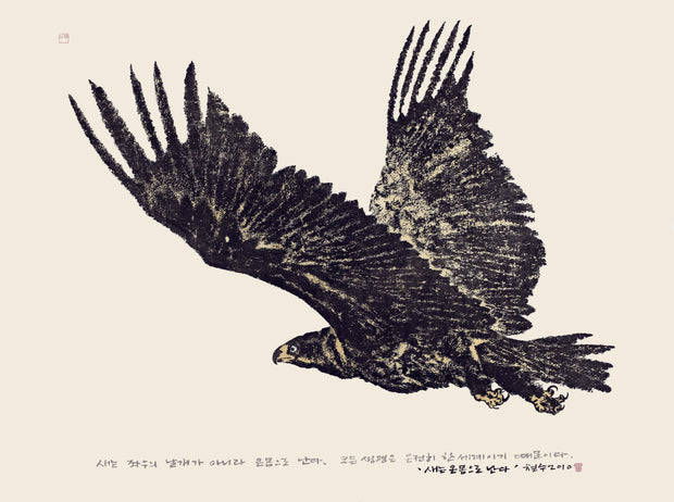 Bird Flies With the Whole Body 1 새는 온몸으로 난다 by Chul Soo Lee - Davidson Galleries