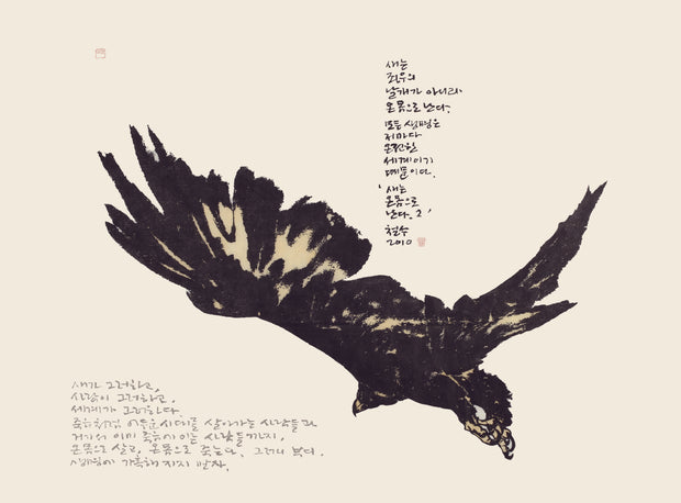 Bird Flies With the Whole Body 2 새는 온몸으로 난다 by Chul Soo Lee - Davidson Galleries
