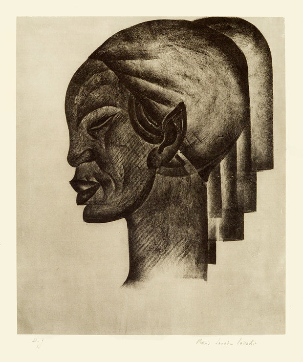 Abyssinian Head (Profile) by Boris Lovet-Lorski - Davidson Galleries