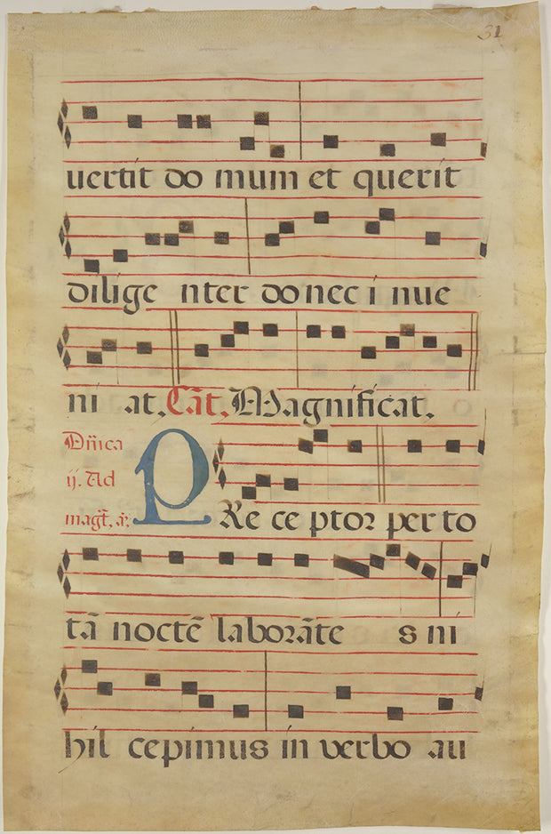 Spanish Antiphonal Leaf by Manuscripts & Miniatures - Davidson Galleries