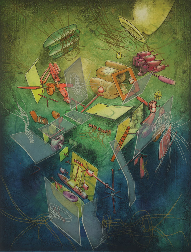 Oeuvre L'Instant (Work The Moment) by Roberto Matta - Davidson Galleries