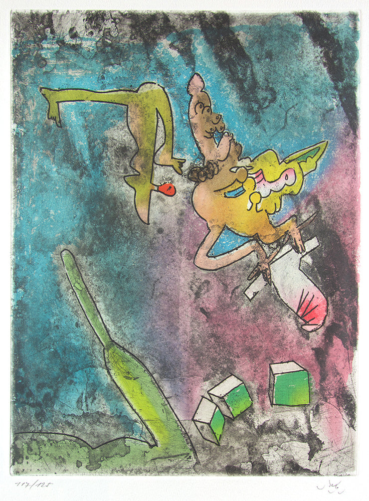 From Centre Noeuds, Plate 7 by Roberto Matta - Davidson Galleries