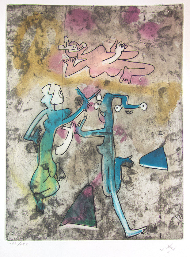 From Centre Noeuds, Plate 8 by Roberto Matta - Davidson Galleries