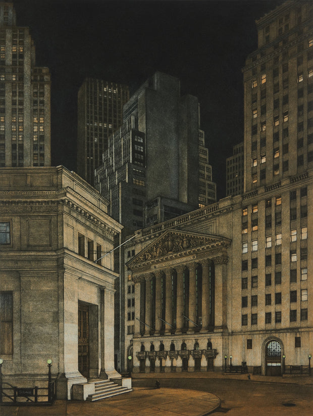 New York Stock Exchange by Frederick Mershimer - Davidson Galleries