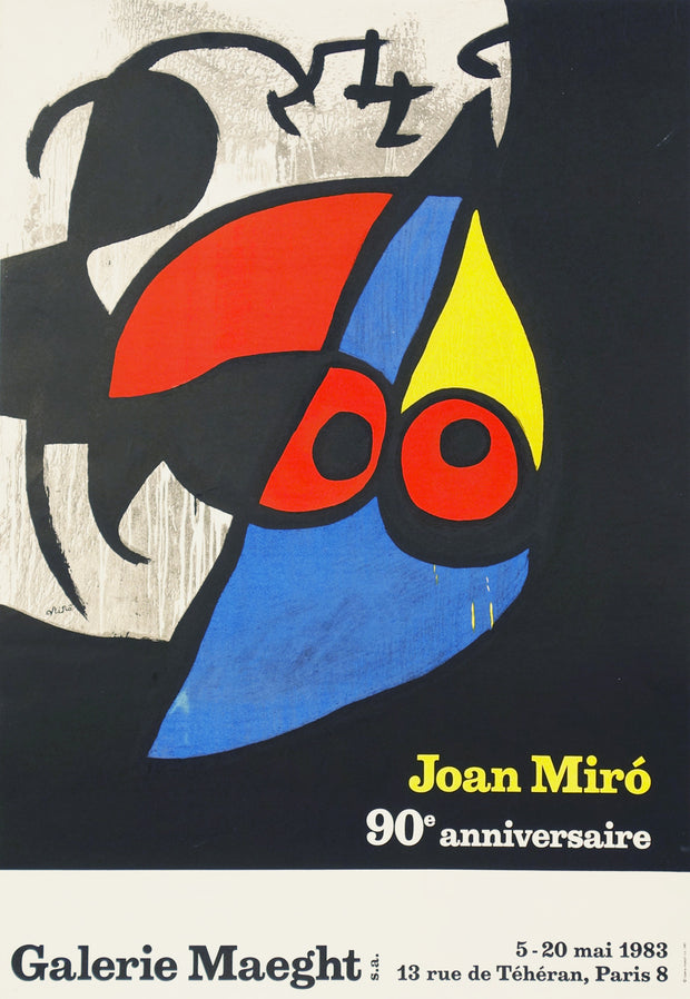 Joan Miró, 90e Anniversaire Poster by Joan Miró - Davidson Galleries