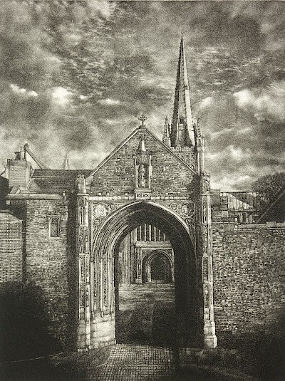 The Erpingham Gate (Norwich Cathedral) by Martin Mitchell - Davidson Galleries