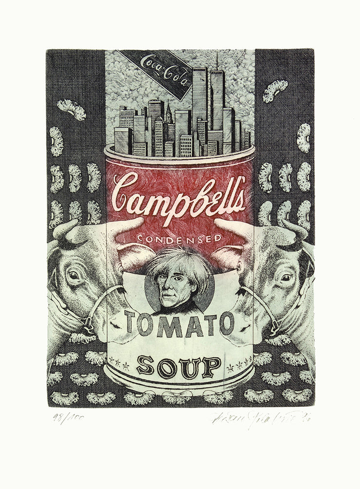 A Tribute to Andy Warhol (Portfolio of 10 prints) by Multiple Artists - Davidson Galleries