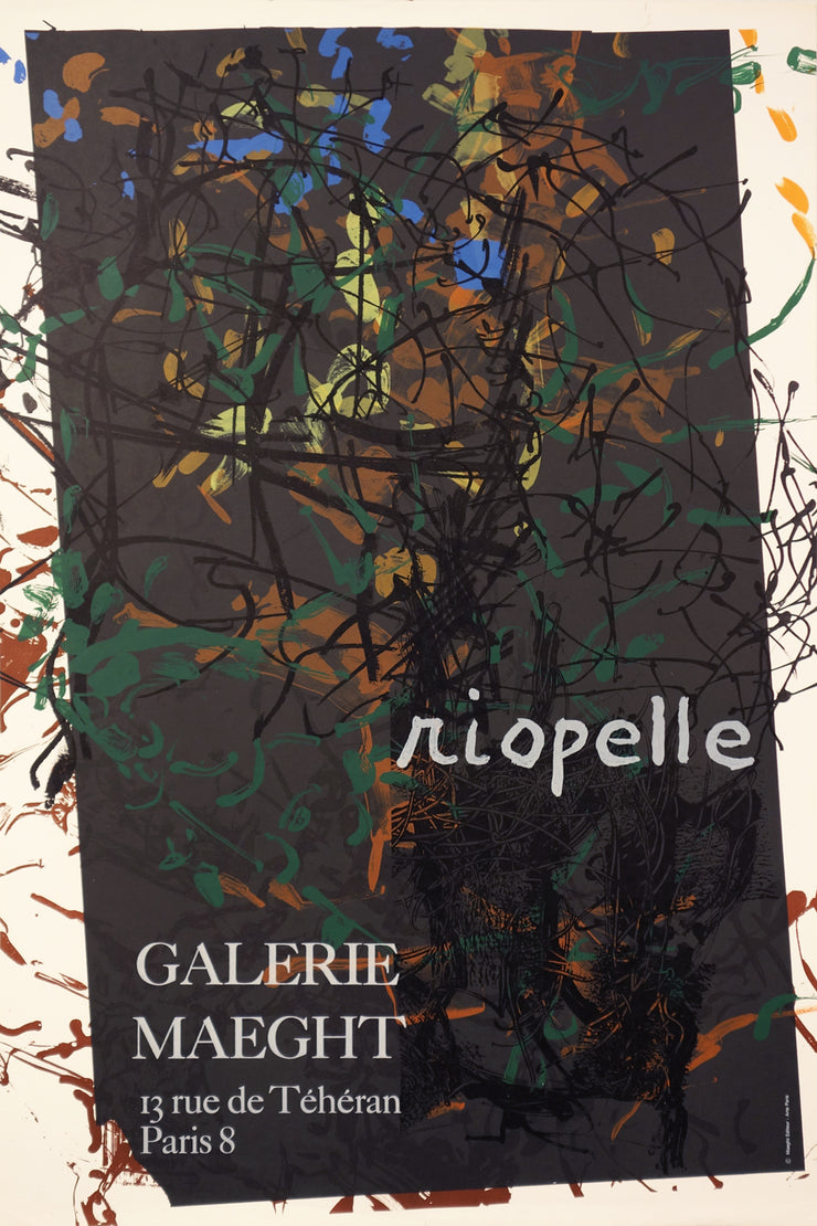 Galerie Maeght Exhibition Poster by Jean Paul Riopelle - Davidson Galleries