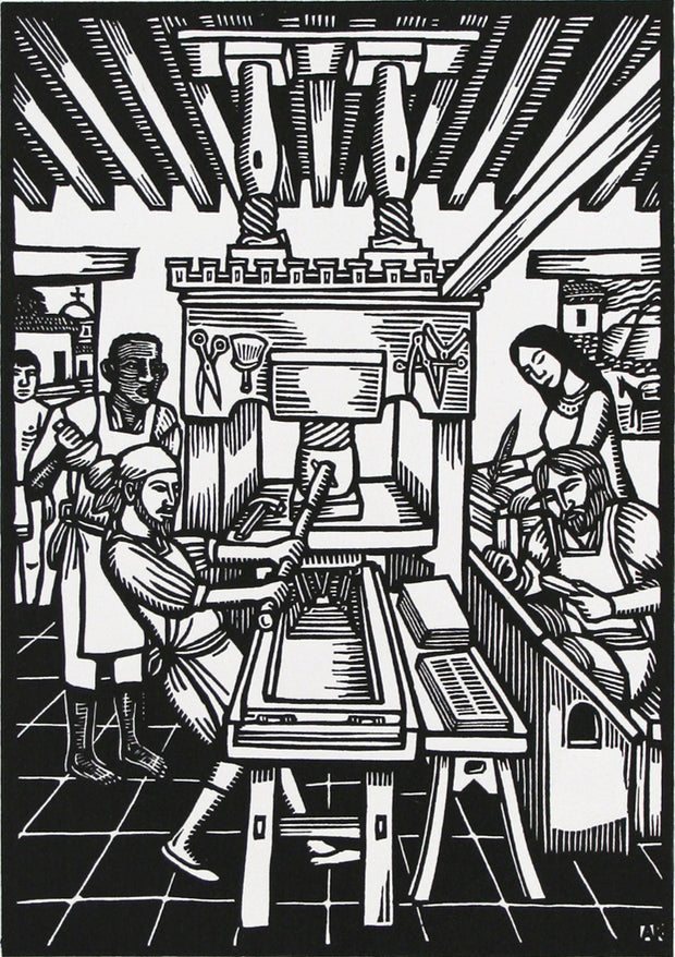 Juan Pablos, 1st Printmaker of the Americas by Artemio Rodriguez - Davidson Galleries