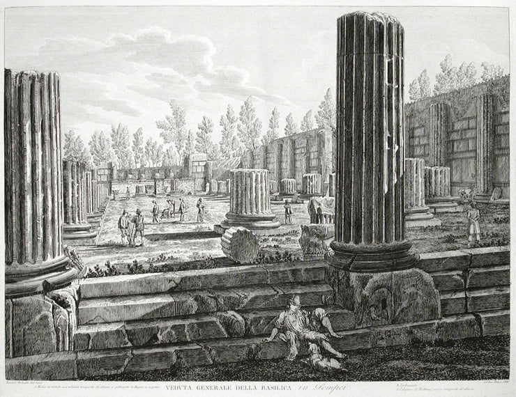 Veduta Generale Della Basilica in Pompei by Luigi Rossini - Davidson Galleries