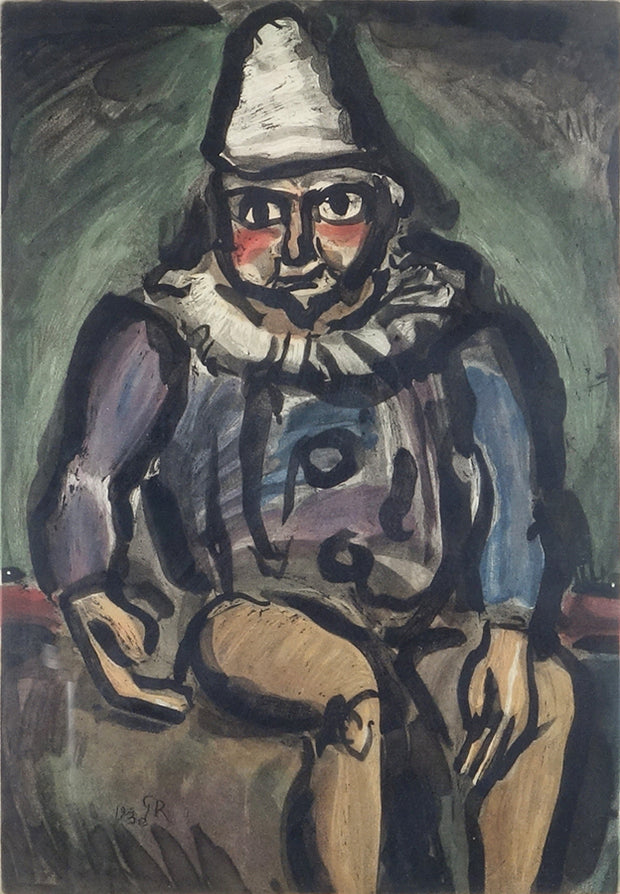 Clown assis (Seated Clown) by Georges Rouault - Davidson Galleries