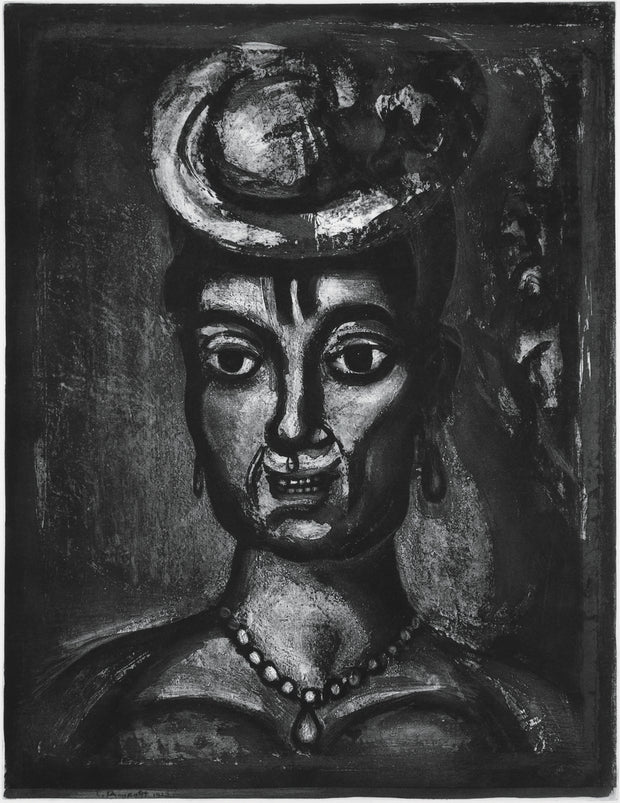 Plate 17. Femme affranchie, á quatorze heures, chante midi. (Emancipated woman, at two o'clock, cries noon.) by Georges Rouault - Davidson Galleries