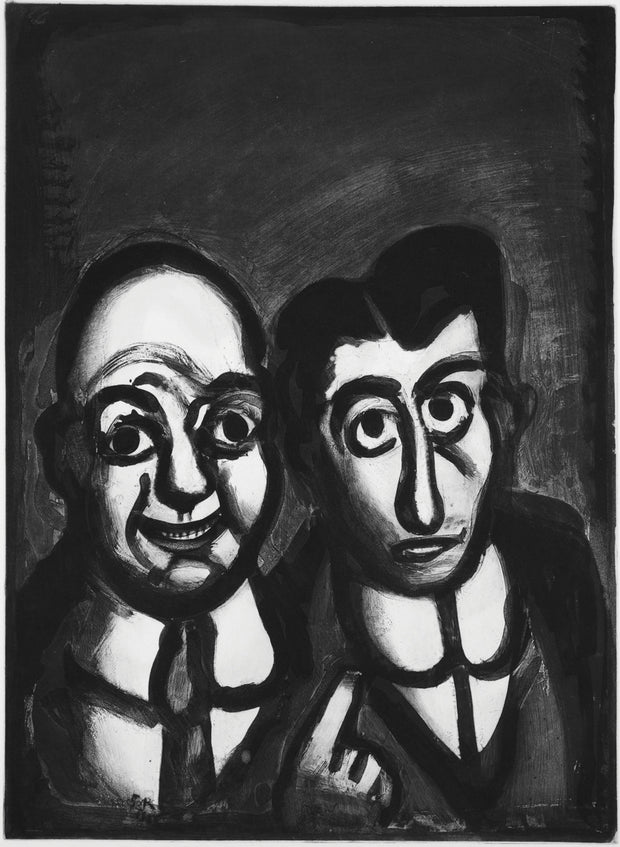 Plate 39. Nous sommes fous. (We are mad). by Georges Rouault - Davidson Galleries