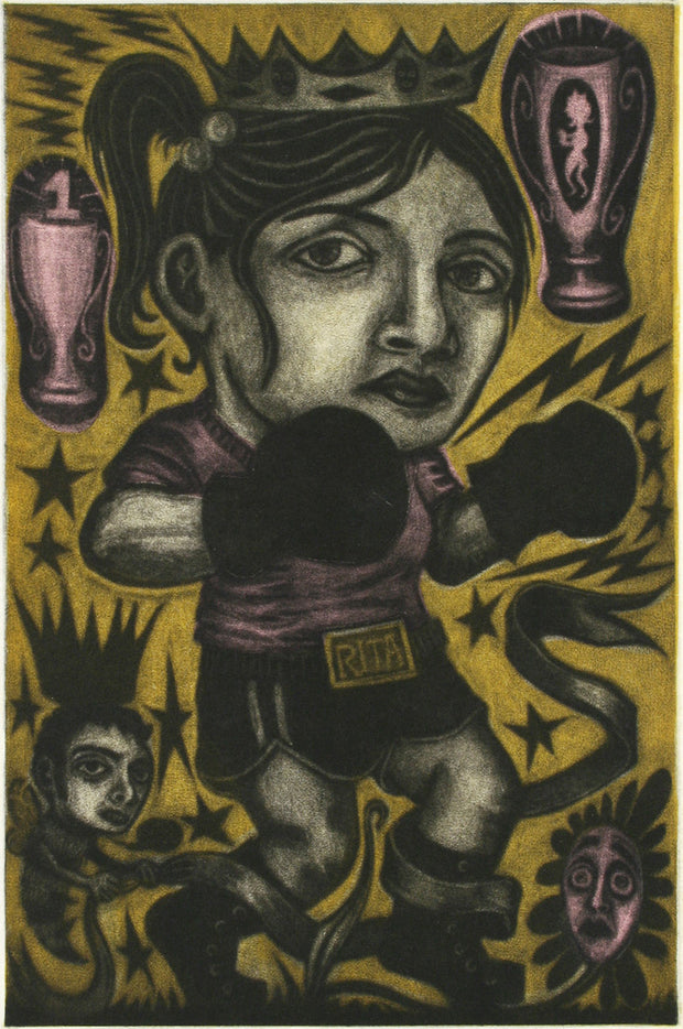 Rita Jo Catskills, Lady Boxer by Jenny Schmid - Davidson Galleries
