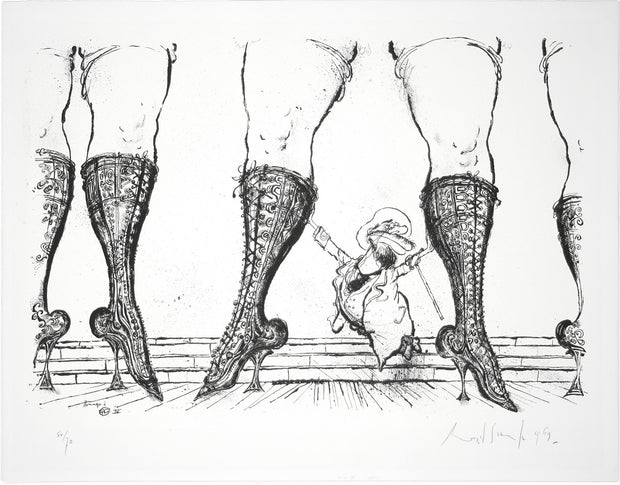 Hommage à Toulouse-Lautrec by Ronald Searle - Davidson Galleries