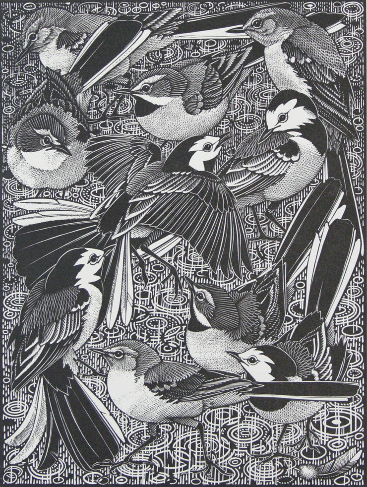 Walk of Wagtails by Colin See-Paynton - Davidson Galleries