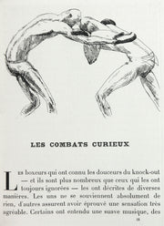 Tableau de la Boxe (Book with 31 etchings and egravings) by Andre Dunoyer De Segonzac - Davidson Galleries