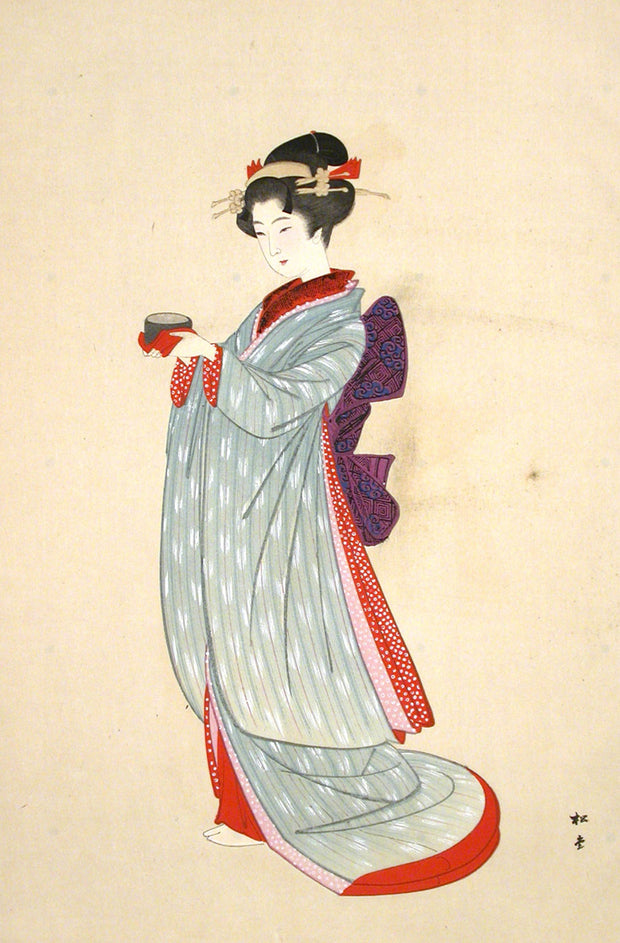 Merchant's Daughter - Bunkyu by Yukawa Shodo - Davidson Galleries