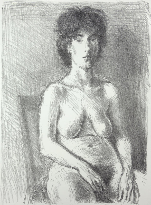 Seated Nude by Raphael Soyer - Davidson Galleries