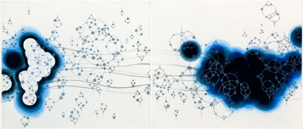 Origin-Blue Consonant-2 by Seiko Tachibana - Davidson Galleries