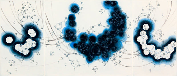 Origin-Blue Consonant-5 by Seiko Tachibana - Davidson Galleries