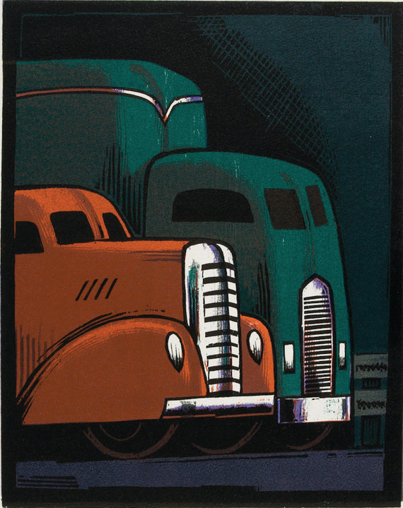 Two Trucks by Lockwood Dennis - Davidson Galleries
