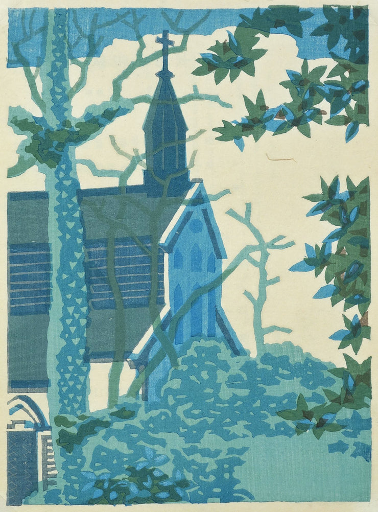 The Oura Catholic Church by Matsuzaki Uichi - Davidson Galleries