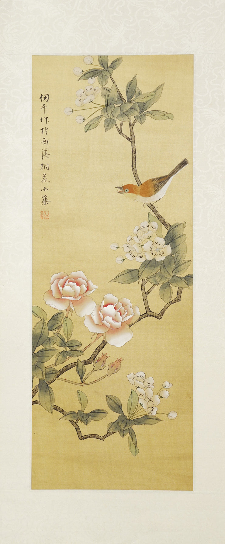 Bird and Flowers by Artist Unidentified - Davidson Galleries