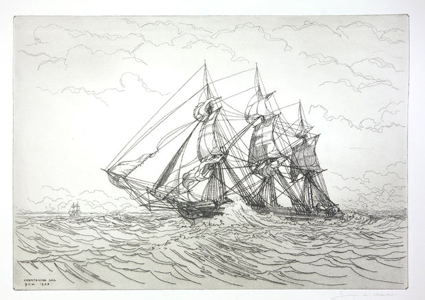 Shortening Sail by George C. Wales - Davidson Galleries